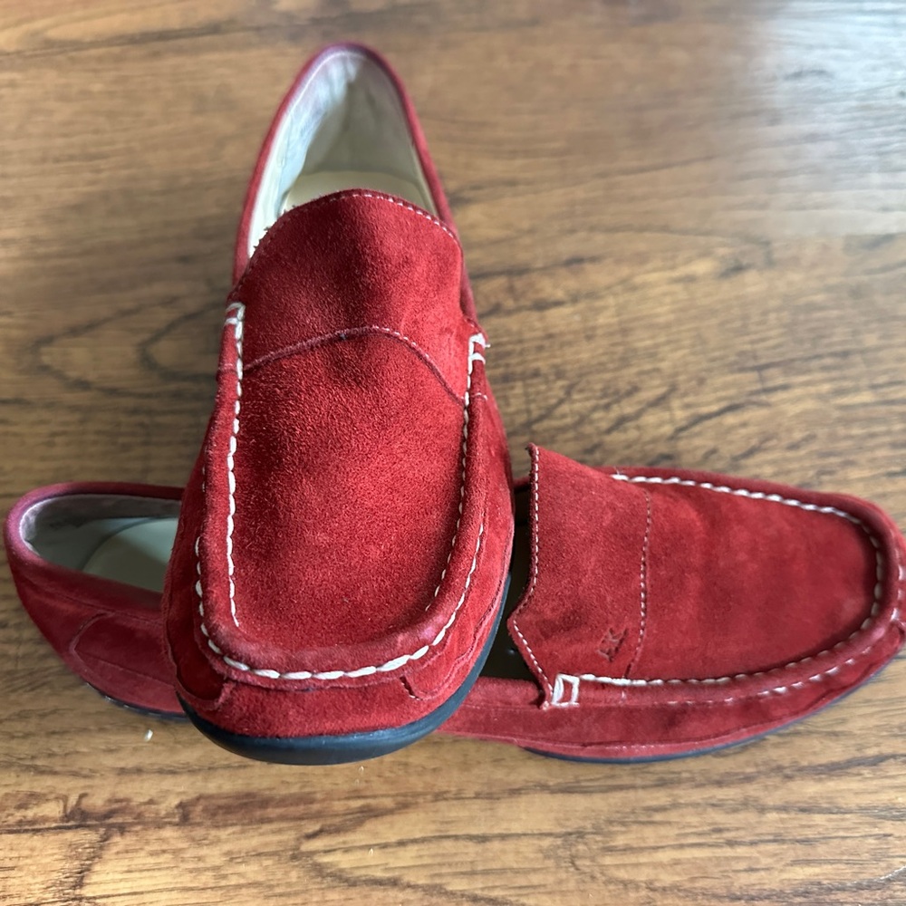 Anne Klein Maslipn Slide in wine suede 8.5